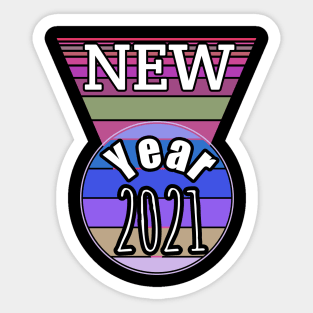 Happy New Year Sticker